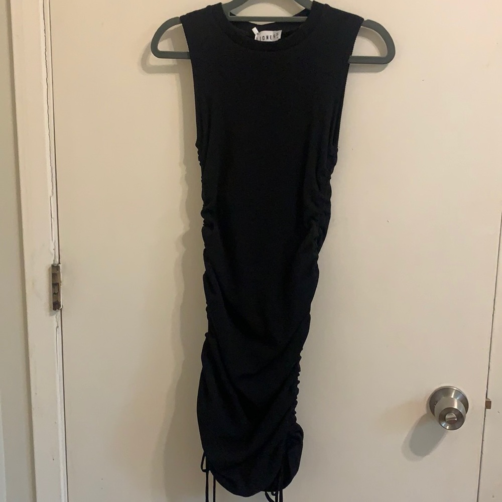 Lioness Black Military Minds mini dress SMALL NWT